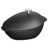 STAUB | SPECIALITIES – Garnek do małż – owalny – 250 mm – żeliwo – czarny