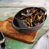 STAUB | SPECIALITIES – Garnek do małż – owalny – 250 mm – żeliwo – czarny