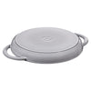 STAUB | GRILL PANS – patelnia grillowa – Ø 260 mm – żeliwo – kolor grafitowo-szary