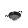 STAUB | SPECIALITIES – Forma do zapiekania – Ø 160 mm – Żeliwo – Kolor grafitowo-szary