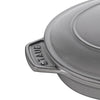STAUB | SPECIALITIES – forma do pieczenia z pokrywką – owalna – 230 mm – żeliwo – kolor grafitowo-szary