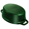 STAUB | LA COCOTTE – Cocotte – owalna – 330 mm – żeliwo – kolor zielony bazyliowy