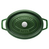 STAUB | LA COCOTTE – Cocotte – owalna – 330 mm – żeliwo – kolor zielony bazyliowy
