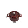 STAUB | LA COCOTTE – Mini Cocotte – Ø 100 mm – żeliwo – kolor grenadynowy