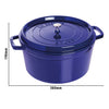 STAUB | LA COCOTTE – Cocotte – Ø 300 mm – żeliwo – ciemnoniebieska