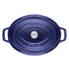 STAUB | LA COCOTTE – Cocotte – owalna – 290 mm – żeliwo – ciemnoniebieska