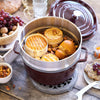 STAUB | LA COCOTTE - Cocotte z wkładką do gotowania na parze - Ø 260mm - Żeliwo - Grenadynowa czerwień
