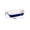STAUB | CERAMIQUE – Naczynie do zapiekania – 340 x 240 mm – ceramika – ciemnoniebieskie