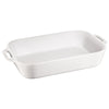 STAUB | CERAMIQUE – Naczynie do zapiekania – 340 x 240 mm – ceramika – czysta biel