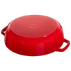 STAUB | BRAISERS – brytfanna z pokrywką z systemem skraplania pary – 280 mm – żeliwo – kolor wiśniowy