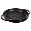STAUB | GRILL PANS – Pure Grill – patelnie grillowe Ø 230 mm – żeliwo – czarny