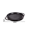STAUB | GRILL PANS – Pure Grill – patelnia grillowa Ø 300 mm – żeliwo – czarny