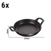 STAUB | SPECIALITIES – Zestaw form do pieczenia – 6 szt. – okrągłe – czarne