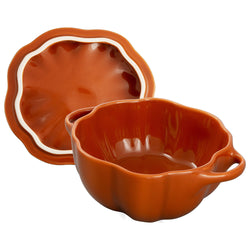STAUB | Cocotte CERAMIQUE – kształt: dynia – ceramika – Ø 120 mm – cynamonowa