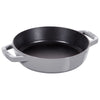 STAUB | PANS – patelnia z dwoma uchwytami – średnica 200 mm – żeliwo – kolor grafitowo-szary