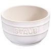 STAUB | CERAMIQUE – Zestaw foremek – 2 szt. – ceramika – kolor kości słoniowej