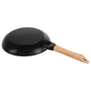 STAUB | PANS – patelnia z drewnianą rączką – Ø 280 mm – żeliwo – czarna