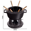 STAUB | Zestaw do fondue SPECIALITIES – żeliwo – Ø 200 mm – czarny