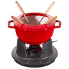 STAUB | SPECIALITIES – Zestaw do fondue – Ø 160 mm – Żeliwo – Czerwień wiśniowa