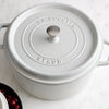 STAUB | LA COCOTTE – Cocotte – Ø 260 mm – żeliwo – biały trufel