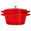 STAUB | ZESTAW STACKABLE – zestaw garnków – 2 szt. – Ø 240 mm – żeliwo – kolor wiśniowy