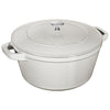 STAUB | ZESTAW STACKABLE – zestaw garnków – 2 szt. – Ø 240 mm – żeliwo – biały trufla