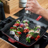 STAUB | GRILL PANS – American Grill – 260 x 260 mm – żeliwo – kolor wiśniowy