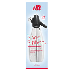 ISI | Soda Siphon - Wassersprudler - 1 Liter - Edelstahl