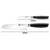 ZWILLING | ALL * STAR – zestaw noży – 2 sztuki – srebrny