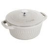 STAUB | LA COCOTTE – Cocotte – Ø 240 mm – żeliwo – biały trufel