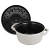 STAUB | LA COCOTTE – Cocotte – Ø 240 mm – żeliwo – biały trufel