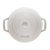 STAUB | LA COCOTTE – Cocotte – Ø 240 mm – żeliwo – biały trufel