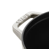 STAUB | LA COCOTTE – Cocotte – Ø 240 mm – żeliwo – biały trufel