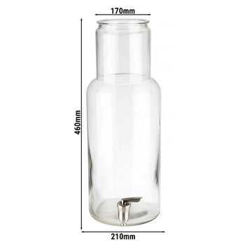 Szklanka z kranem - Ø 170 mm - Prime Gastro