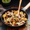 STAUB | PANS – patelnia z drewnianą rączką – Ø 240 mm – żeliwo – czarna