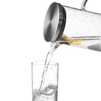 (6 sztuk) Dzbanek na sok/wodę - 1,5 litra - Pokrywka z sitkiem - Prime Gastro