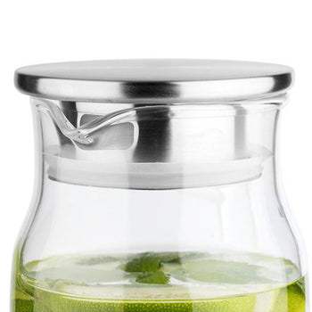 (6 sztuk) Dzbanek na sok/wodę - 1,5 litra - Pokrywka z sitkiem - Prime Gastro