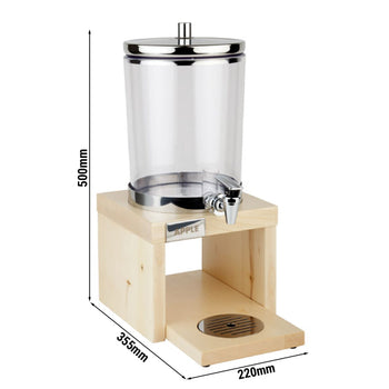 Dozownik do soków - BRIDGE - 6 litrów - wraz z podstawą, 2 akumulatorami i adapterem bezdotykowym - Prime Gastro