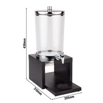 Dozownik do soków - BRIDGE - 4 litry - wraz z podstawą, 2 akumulatorami i adapterem bezdotykowym - Prime Gastro