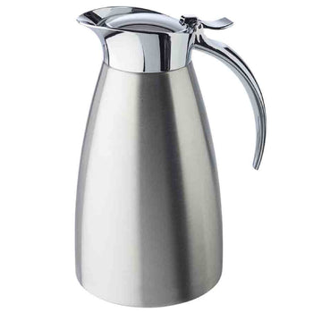 Termos - ADVANCED - stal nierdzewna - 0,6 litra - automatyczny, obsługiwany jedną ręką - Prime Gastro