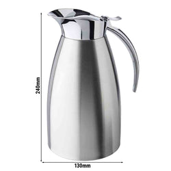 Termos - ADVANCED - stal nierdzewna - 1,5 litra - automatyczny, obsługiwany jedną ręką