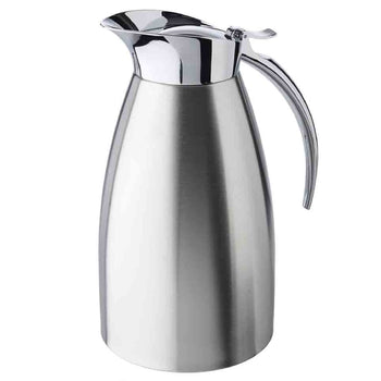 Termos - ADVANCED - stal nierdzewna - 1,5 litra - automatyczny, obsługiwany jedną ręką - Prime Gastro