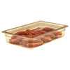 (6 szt.) CAMBRO | H-PAN™ - Odporna na wysoką temperaturę płaska pokrywa GN 1/1 - z uchwytem - bursztynowa