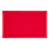 (6 sztuk) CAMBRO | SafeTrak – pokrywki z polipropylenu GN 1/1 – czerwone
