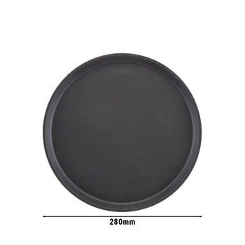 (12 szt.) CAMBRO | CAMTREAD® - Tacka z włókna szklanego - okrągła - ø 280 mm - wysoki profil - czarna - Prime Gastro