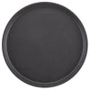 (12 szt.) CAMBRO | Taca CAMTREAD® – okrągła – włókno szklane – Ø 280 mm – z wysokim rantem – czarna, zdjęcie 1 z 12