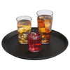 (12 szt.) CAMBRO | Taca CAMTREAD® – okrągła – włókno szklane – Ø 280 mm – z wysokim rantem – czarna, zdjęcie 4 z 12