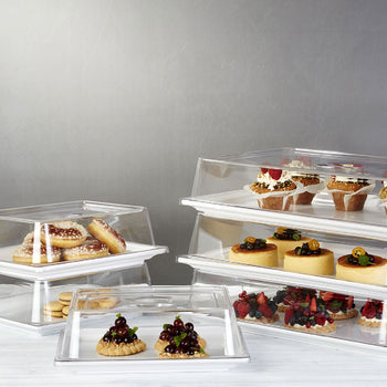 (6 sztuk) Pokrywa GN 1/1 – poliwęglan – wysokość: 95 mm - Prime Gastro