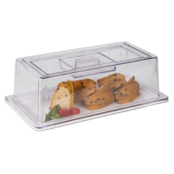 (6 sztuk) GN 1/3 pokrywa - poliwęglan - wysokość: 105 mm - Prime Gastro