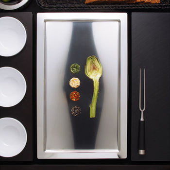 (6 sztuk) Taca GN 1/1 - FRAMES - stal nierdzewna - wysokość: 20 mm - Prime Gastro